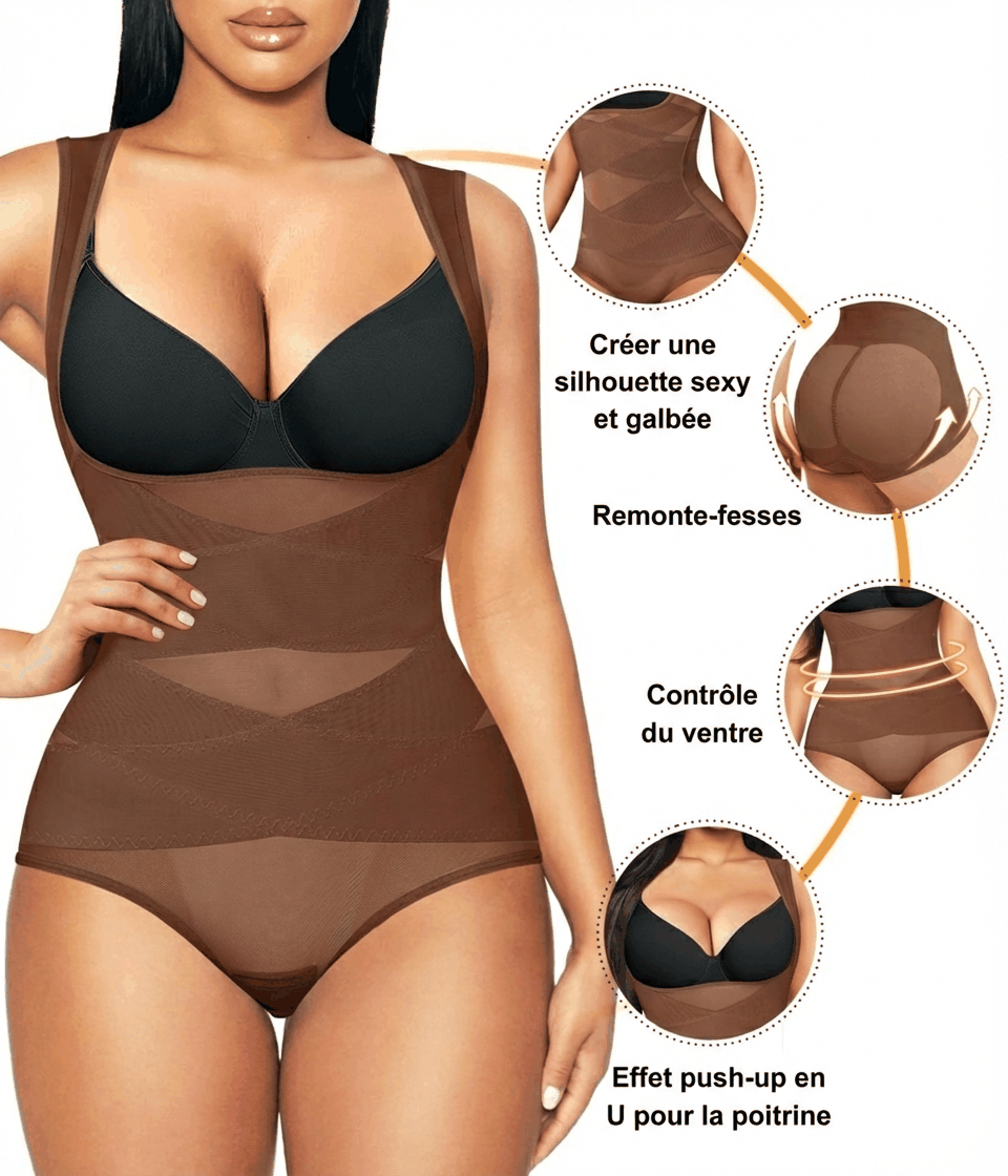 Débardeur gainant sculptant Silueta Parisienne pour maintien ventre et taille avec confort et effet amincissant naturel