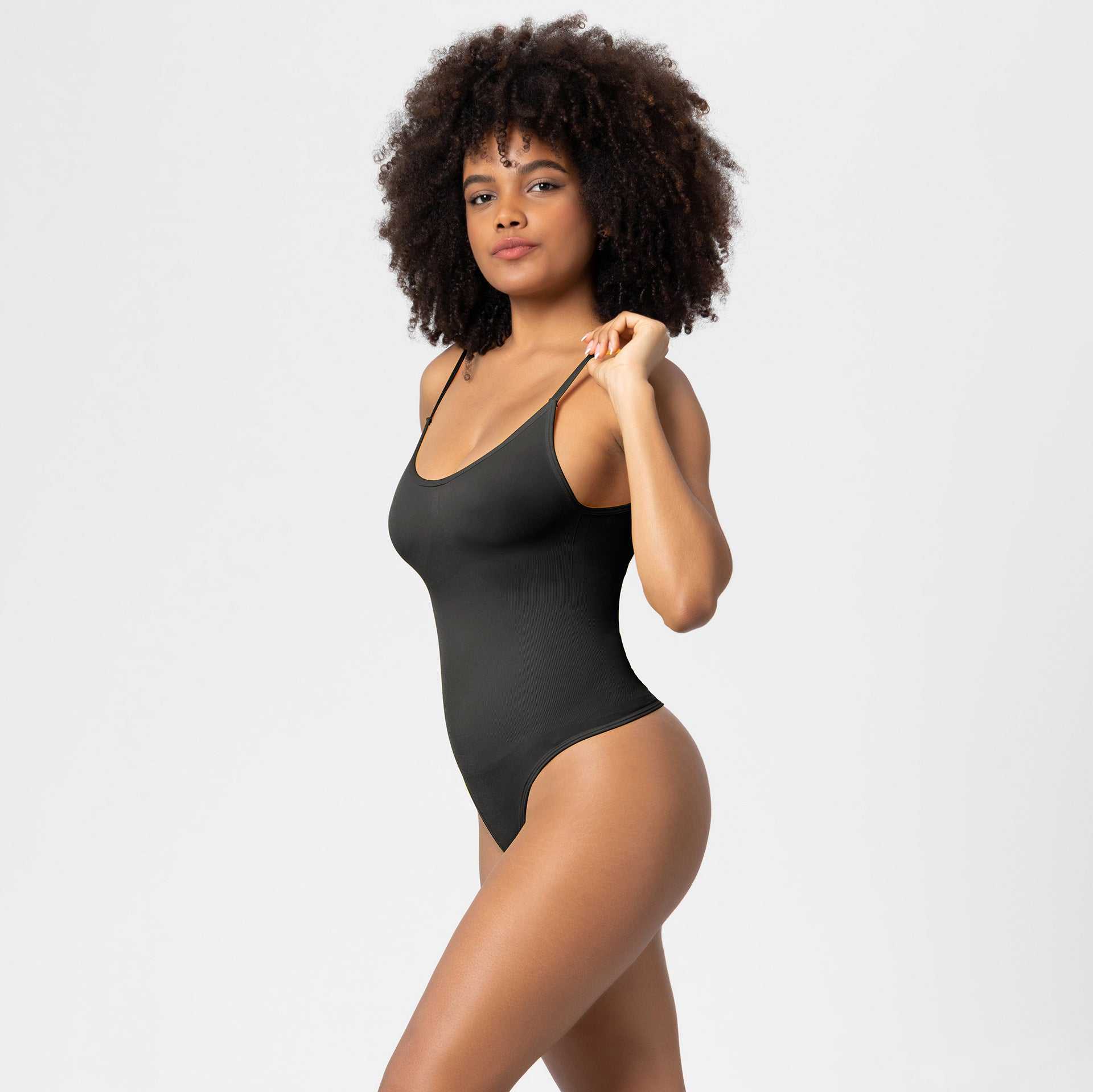 Seamless-shaping-bodysuit by Silueta Parisienne providing invisible, comfortable body sculpting with tummy flattening and natural butt lift.