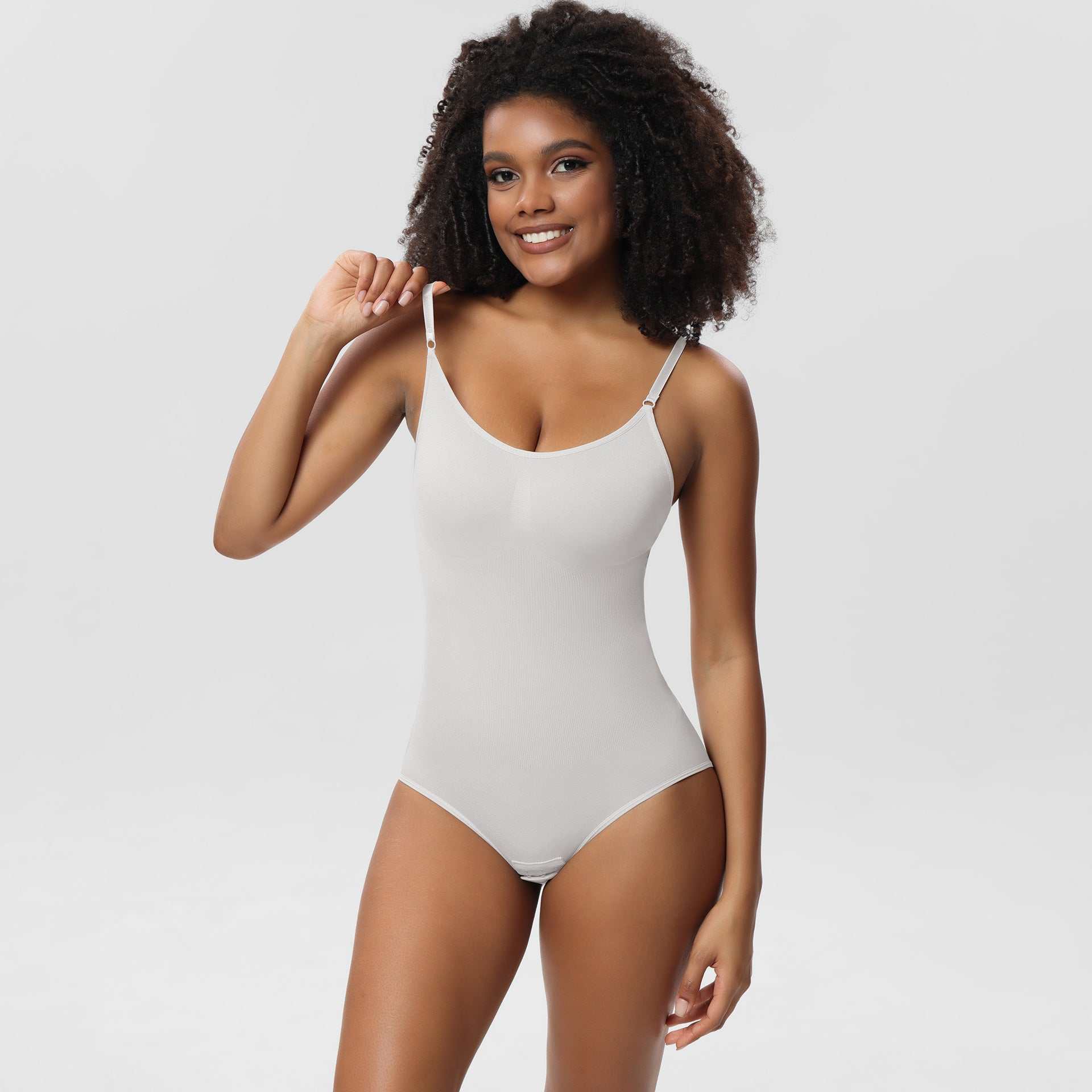 Seamless shaping bodysuit by Silueta Parisienne for a smooth, invisible silhouette enhancing comfort and natural body contour.