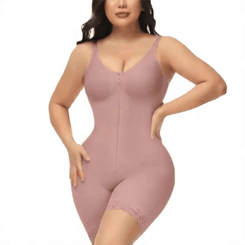 Body Galbe Sublime silhouette sculpting bodysuit with zipper and spaghetti straps for comfortable shaping and invisible wear