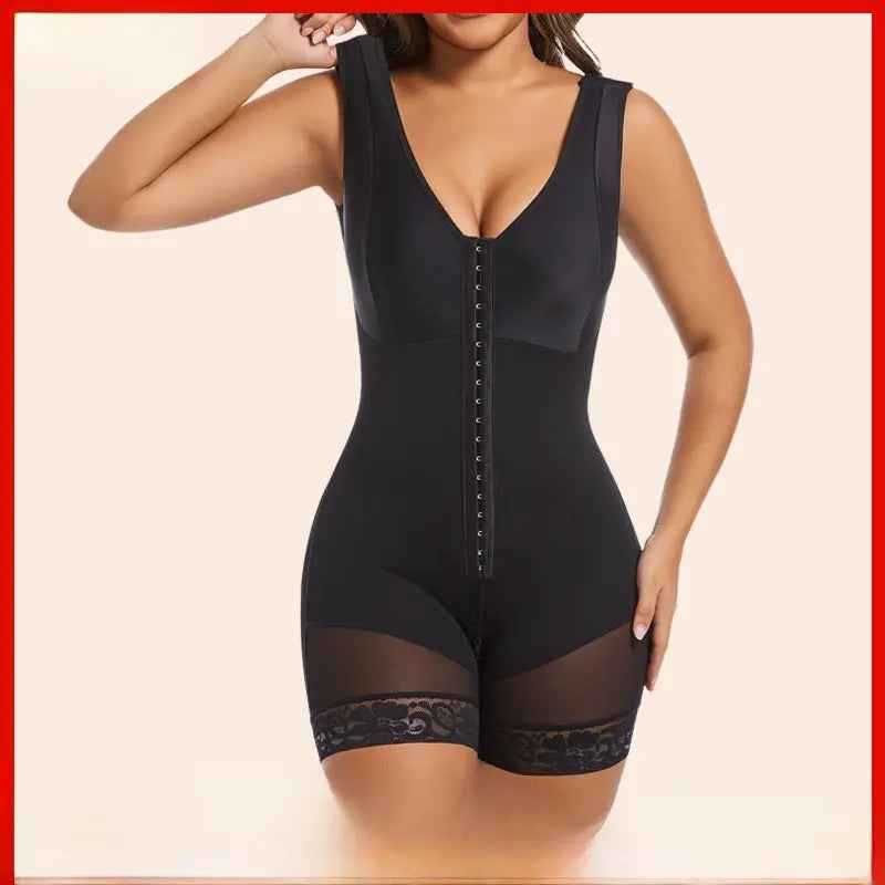 Body sculptant zippé Silueta Parisienne avec maintien ferme, confort, mesh respirant et fermeture zip entrejambe.