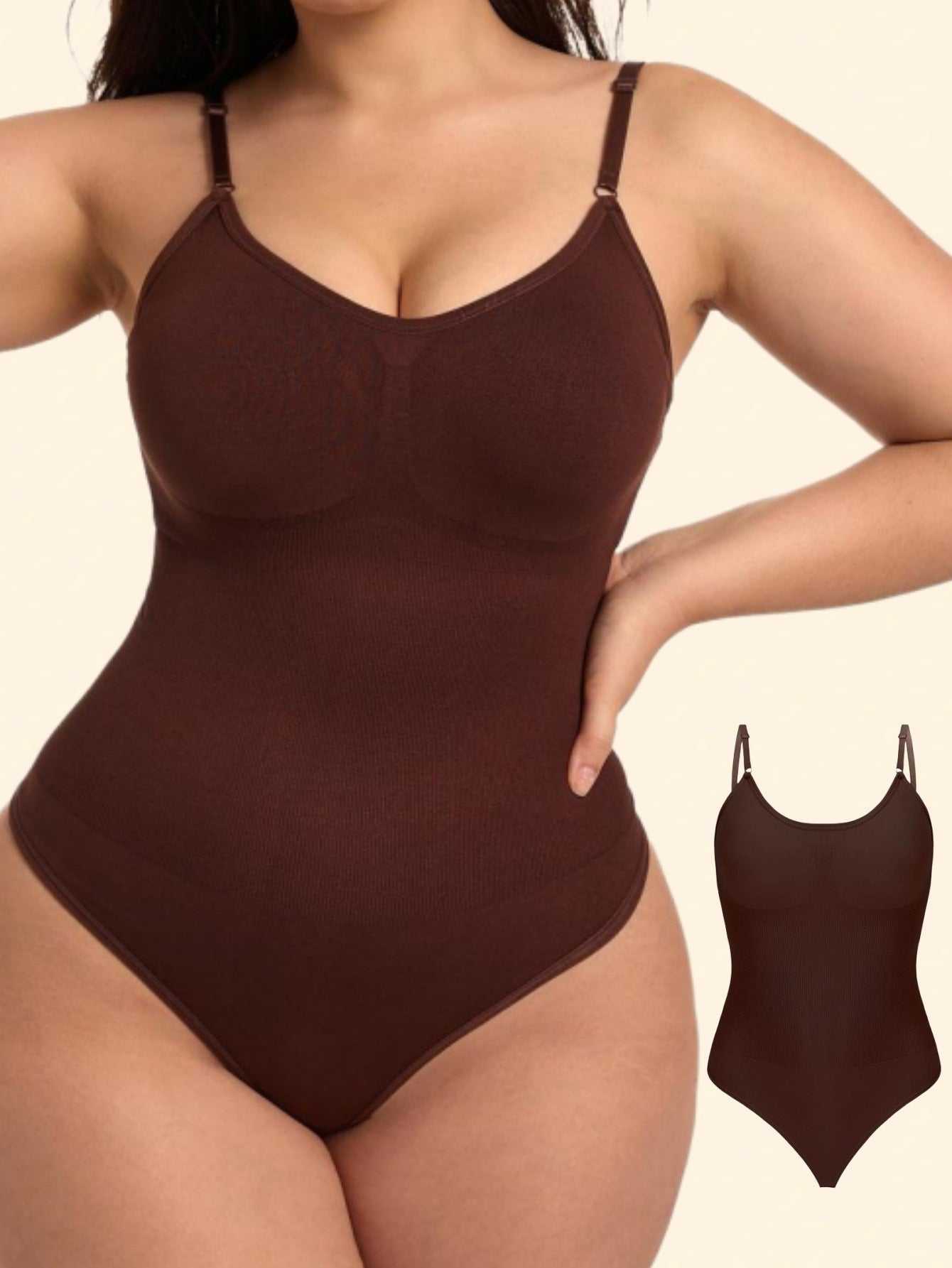 Body intégral sculptant sculptant la silhouette avec maintien naturel et invisibilité sous vêtements