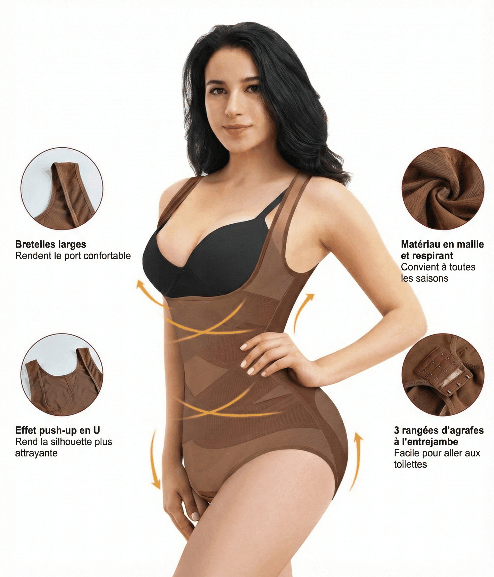 Débardeur gainant sculptant Silueta Parisienne pour silhouette affinée et maintien confortable