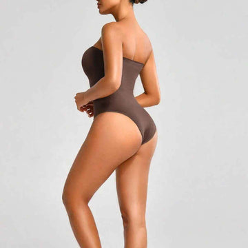 Combinaison sculptante bandeau sans bretelles — Silueta Parisienne