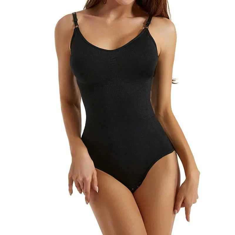 Combinaison sculptante boutonnée premium — Silueta Parisienne