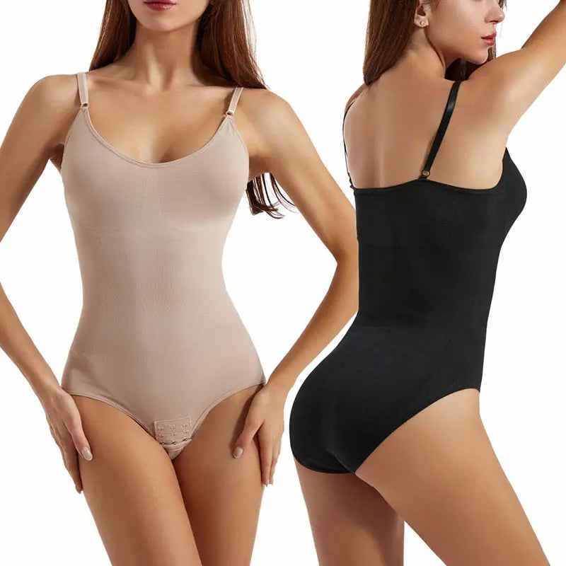 Combinaison sculptante boutonnée premium — Silueta Parisienne