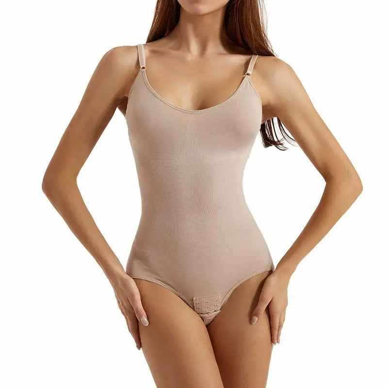 Combinaison sculptante boutonnée premium — Silueta Parisienne