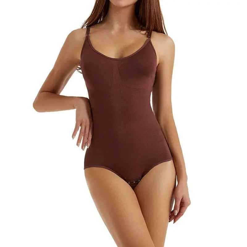Combinaison sculptante boutonnée premium — Silueta Parisienne