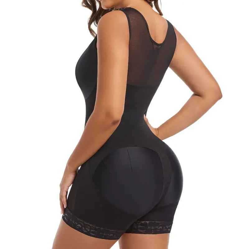 Body sculptant zippé Silueta Parisienne lisse ventre et rehausse fesses avec zip confortable, maille respirante et maintien ferme.
