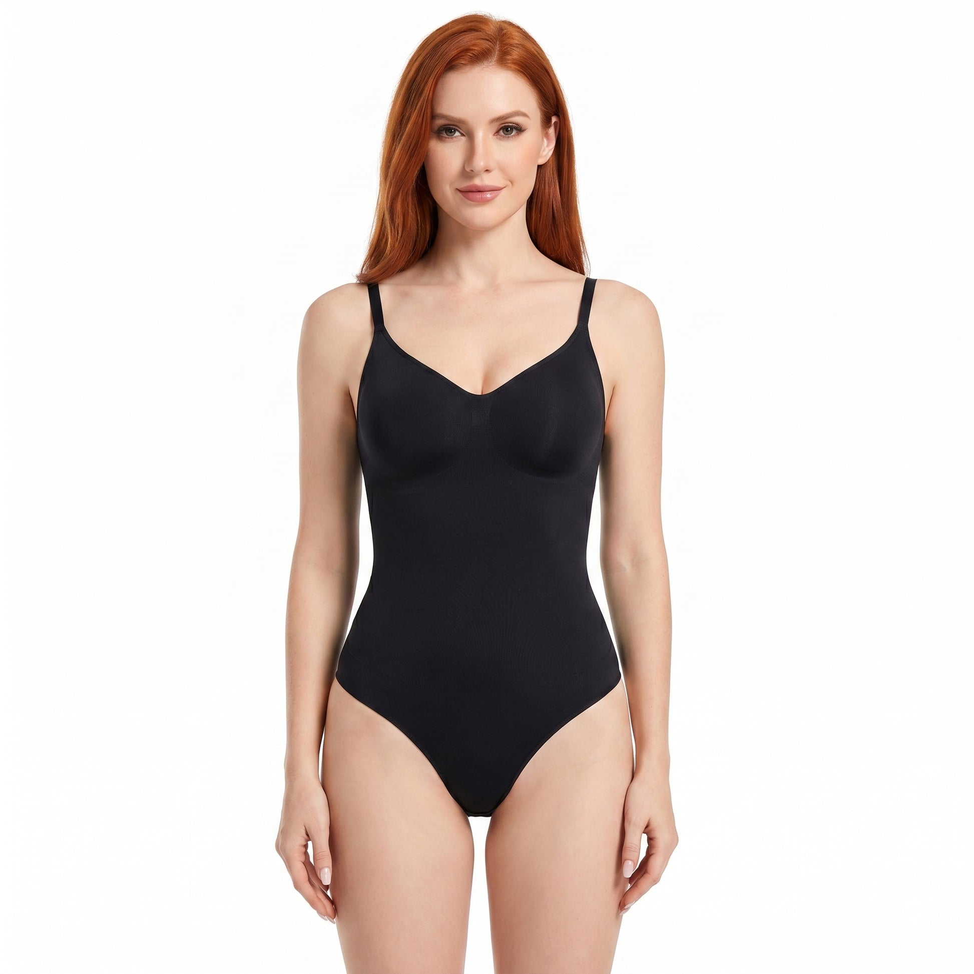 Gaine intégrale seamless coloris noir - zero couture visible - Silueta Parisienne