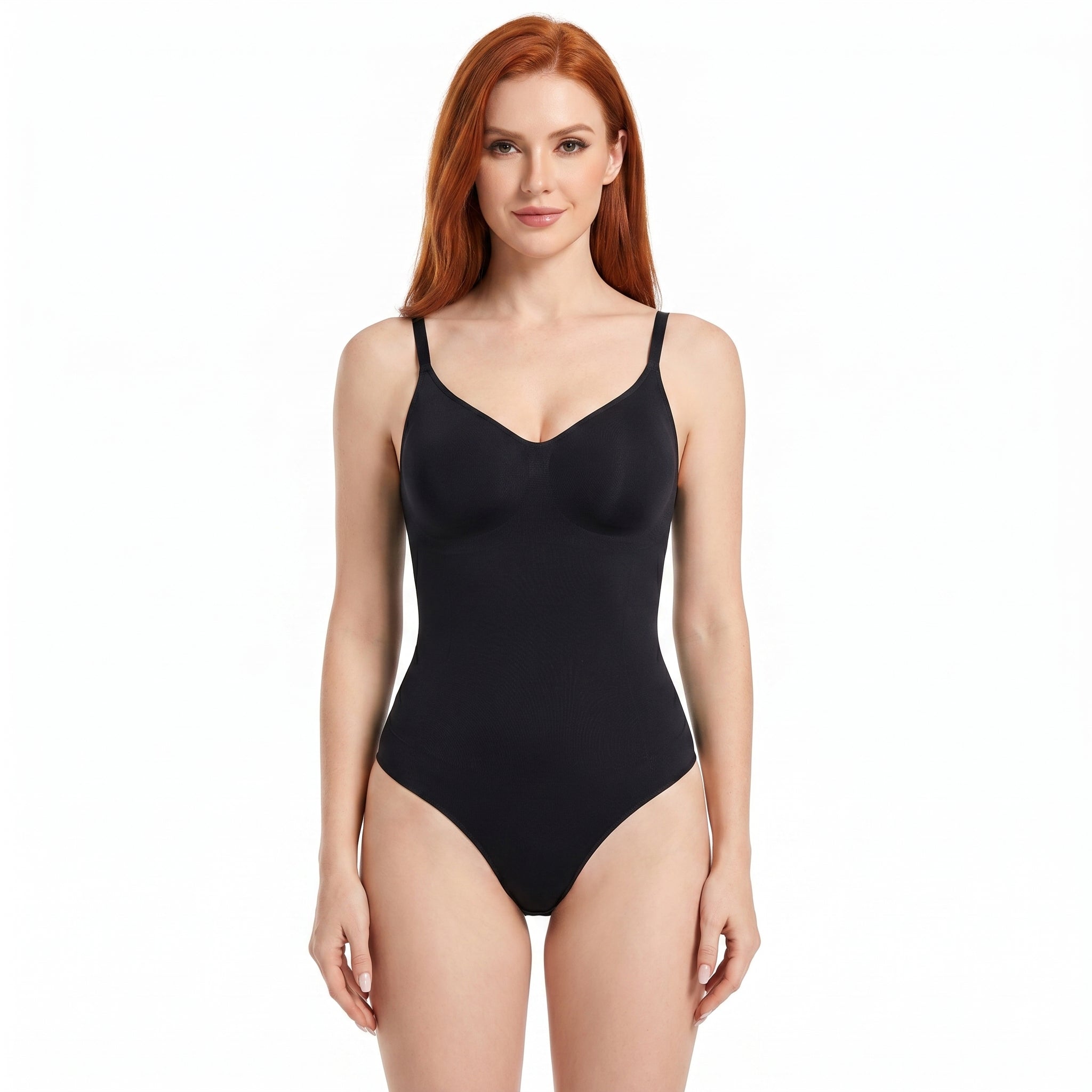 Gaine intégrale seamless coloris noir - zero couture visible - Silueta Parisienne