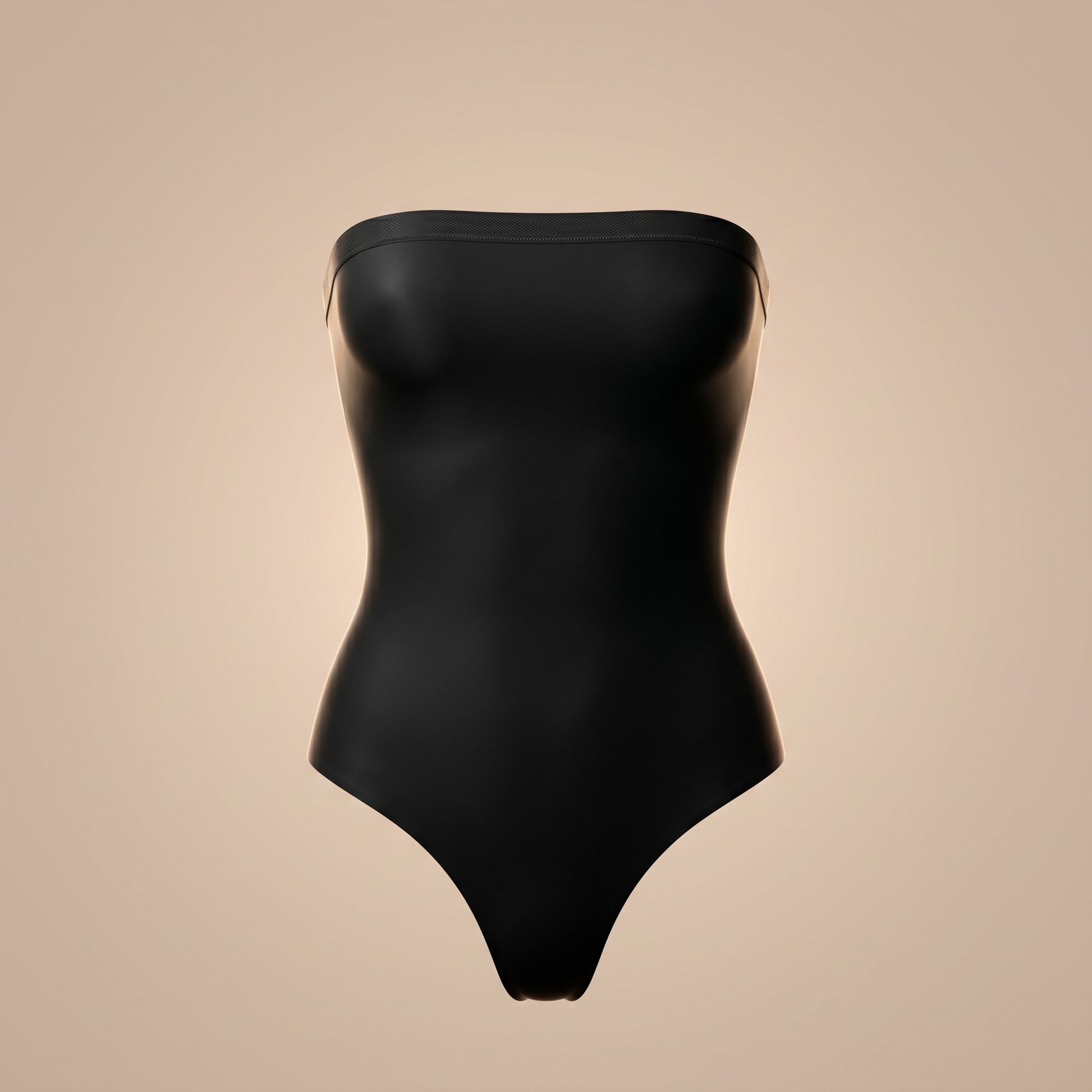 Body bustier gainant sans bretelles noir - vue hero produit principale - Silueta Parisienne