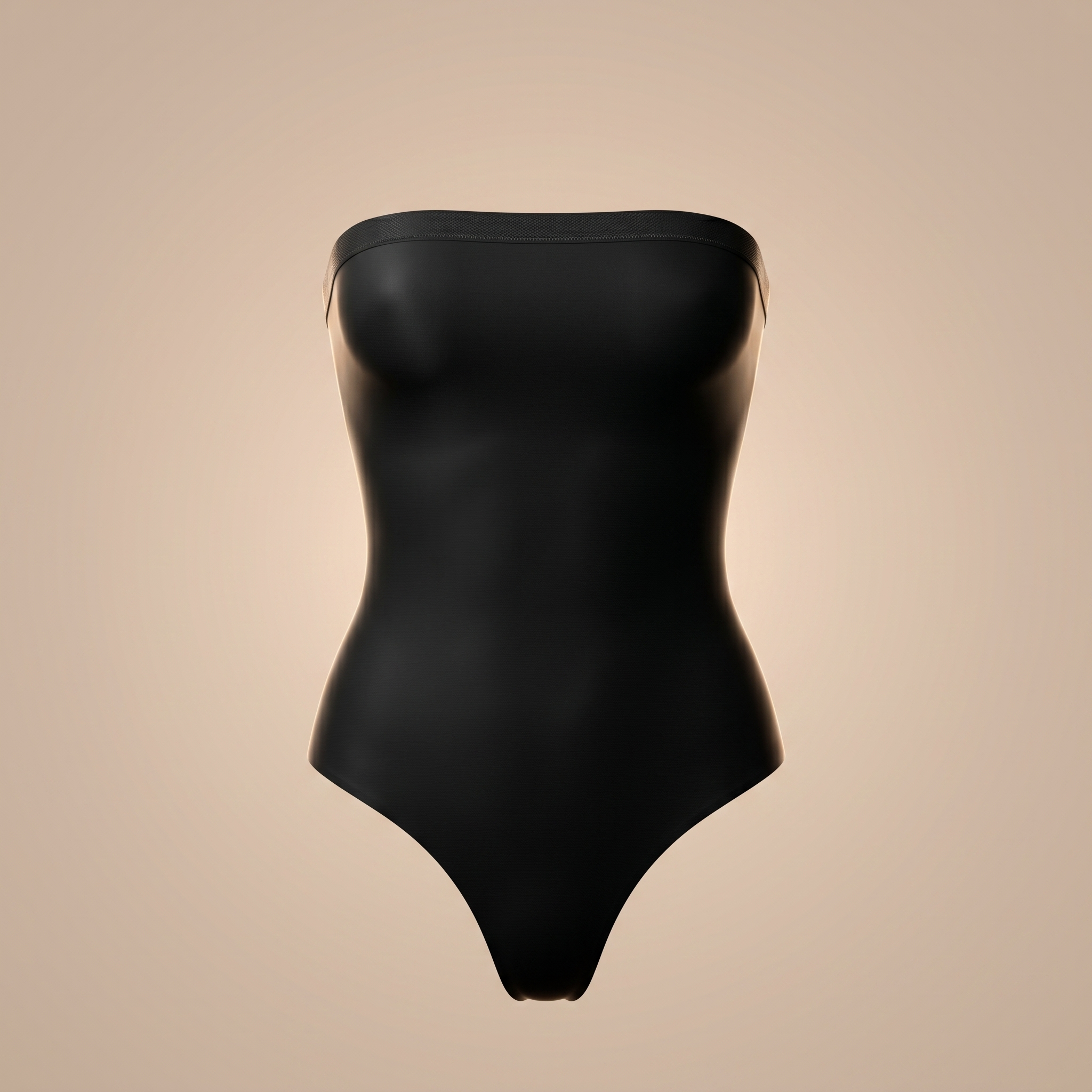 Body bustier gainant sans bretelles noir - vue hero produit principale - Silueta Parisienne