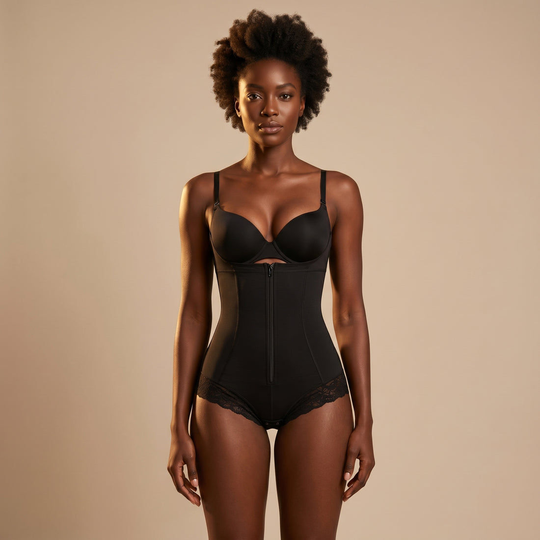 Gaine Intégrale Seconde Peau - mannequin porté seconde peau invisible - Silueta Parisienne
