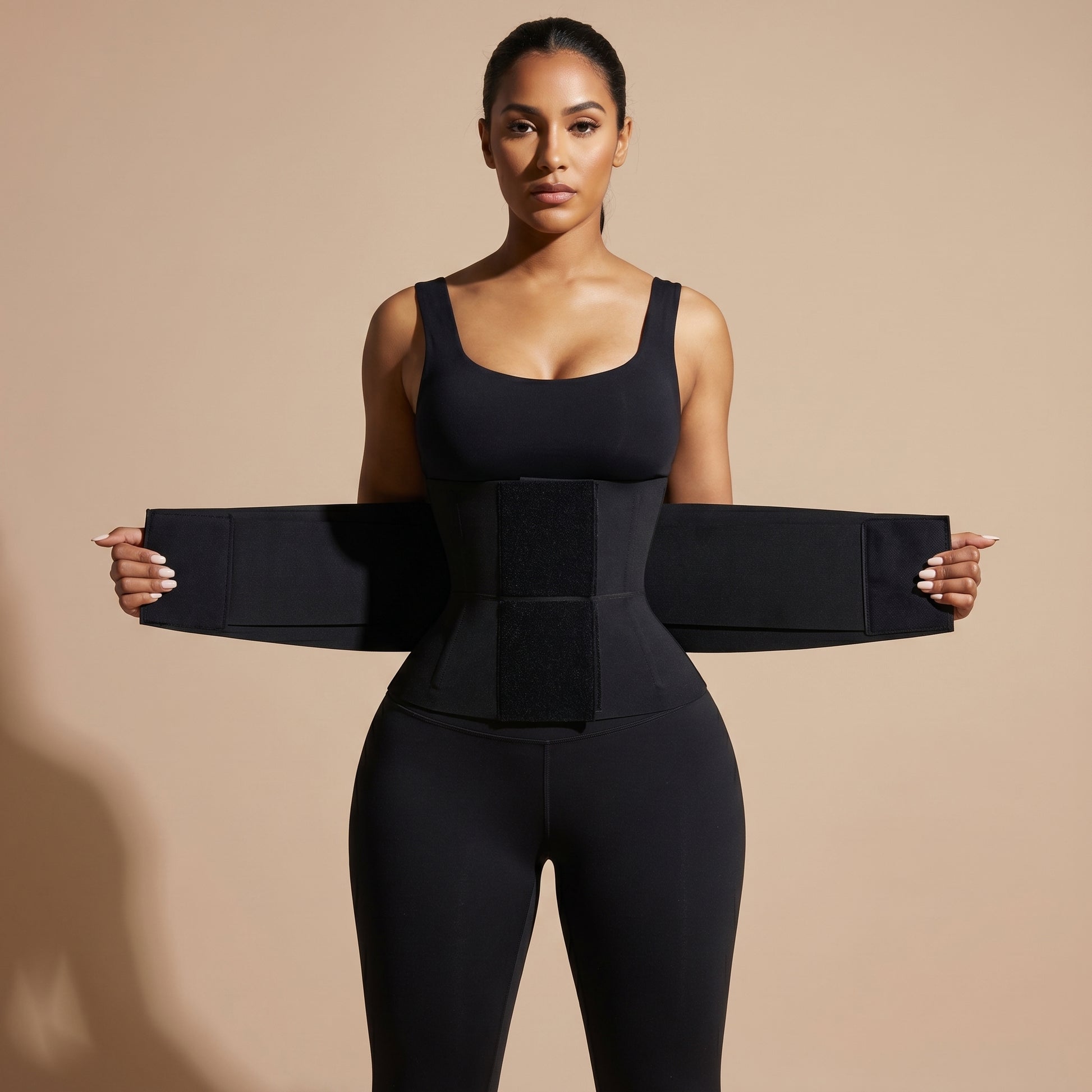Ceinture Gainante Waist Trainer - mannequin porté taille affinée - Silueta Parisienne