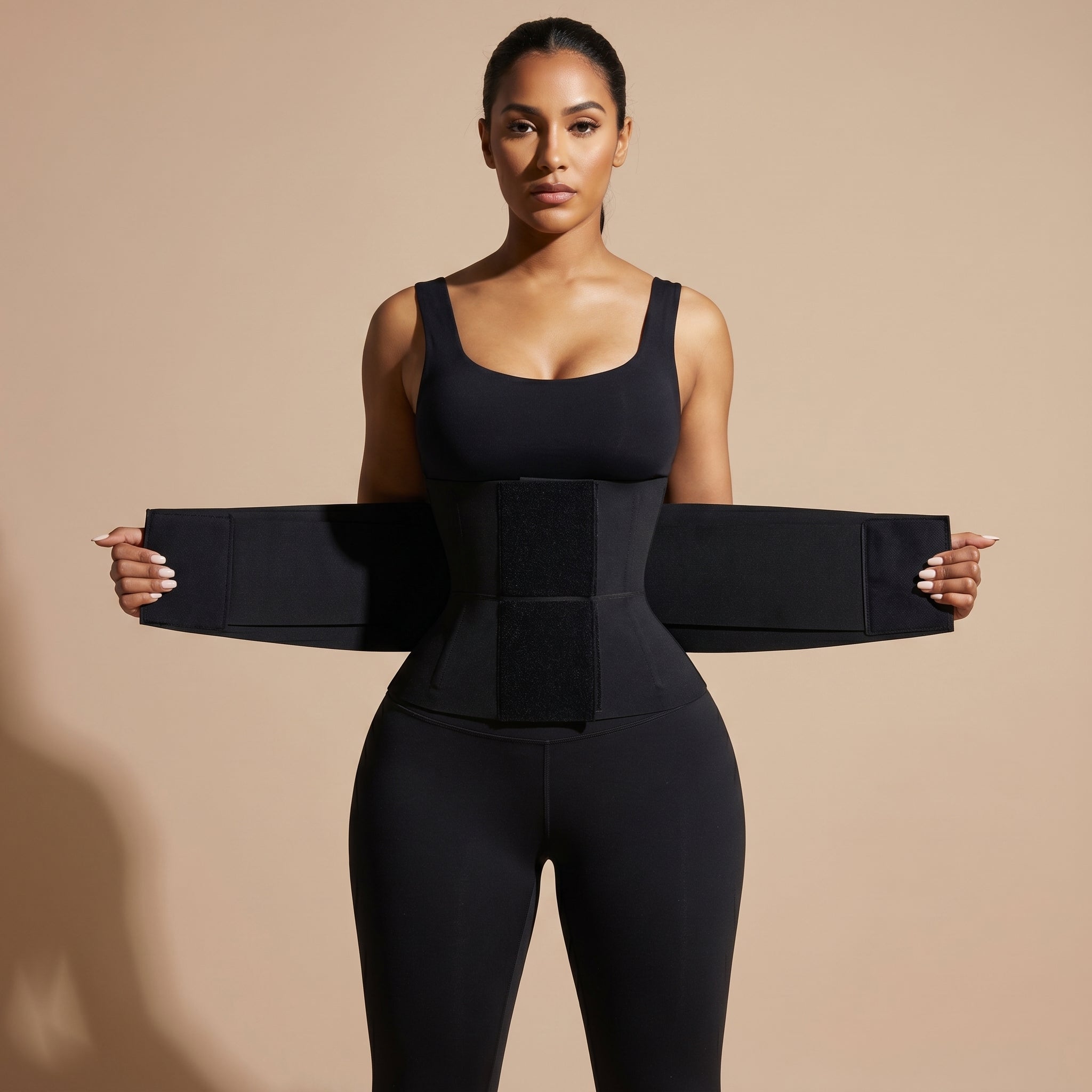 Ceinture Gainante Waist Trainer - mannequin porté taille affinée - Silueta Parisienne