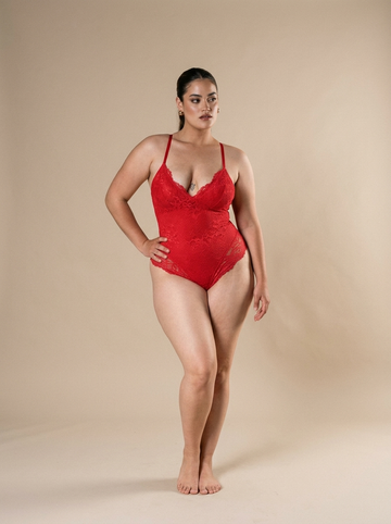 Body Dentelle - vue face - Silueta Parisienne