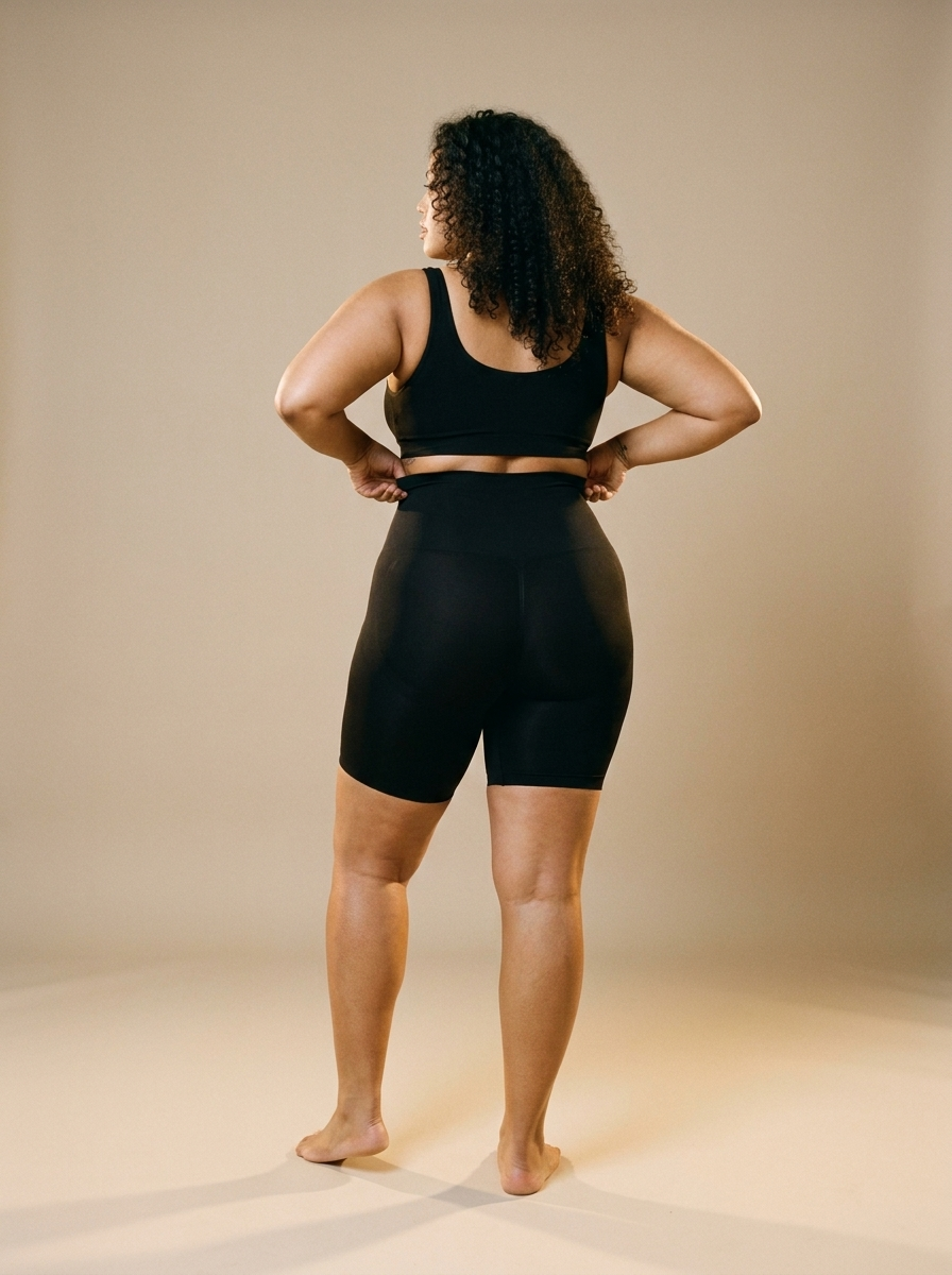 Short Taille Haute - vue dos - Silueta Parisienne
