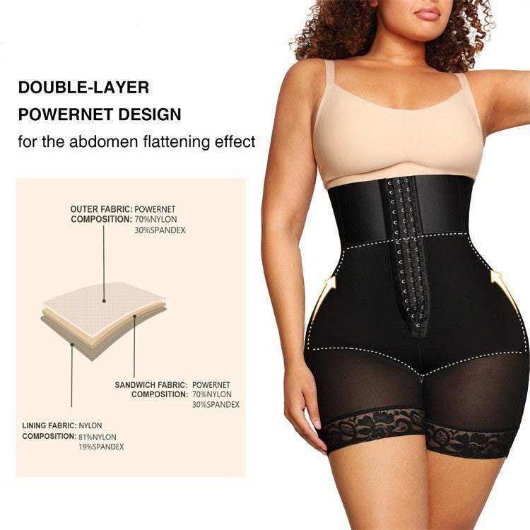 Pantalon gainant grande taille sculptant — Silueta Parisienne
