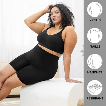 Short gainant taille haute ventre plat — Silueta Parisienne